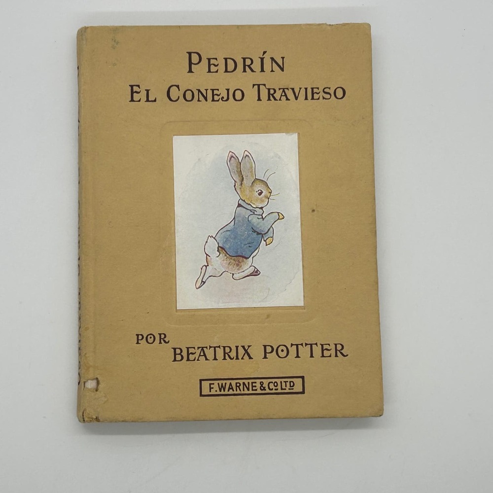 The‎ Tale of Peter Rabbit Vintage Book Beatrix Potter Spanish Edition